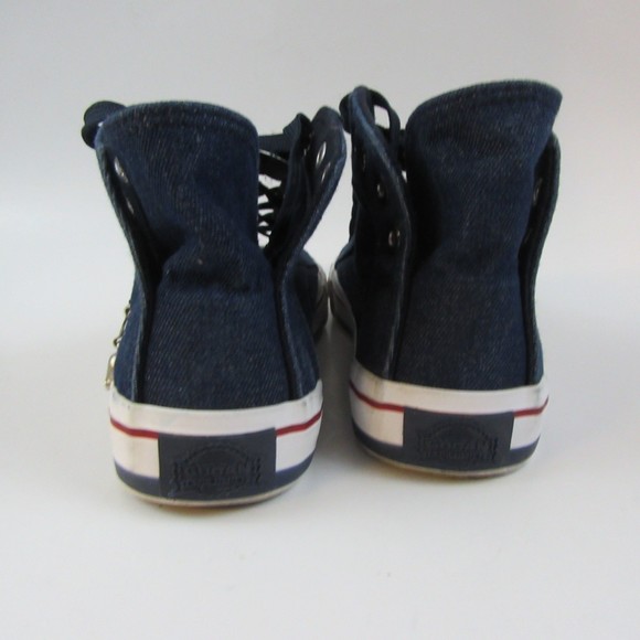 Guoan Star "Sport" Men's size 6 Hi Top Sneakers zipper sides - Picture 4 of 8